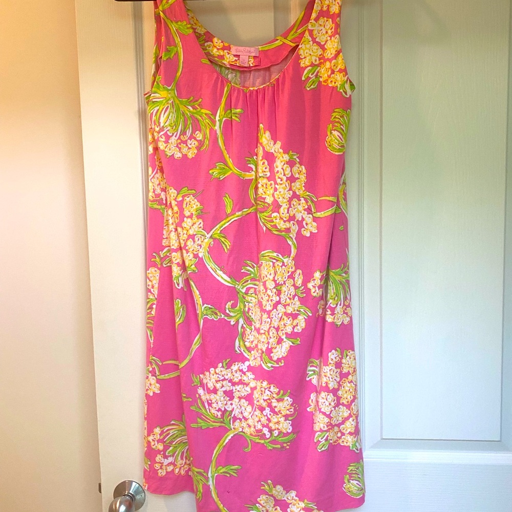Lilly Pulitzer rare print shift dress. Cotton.